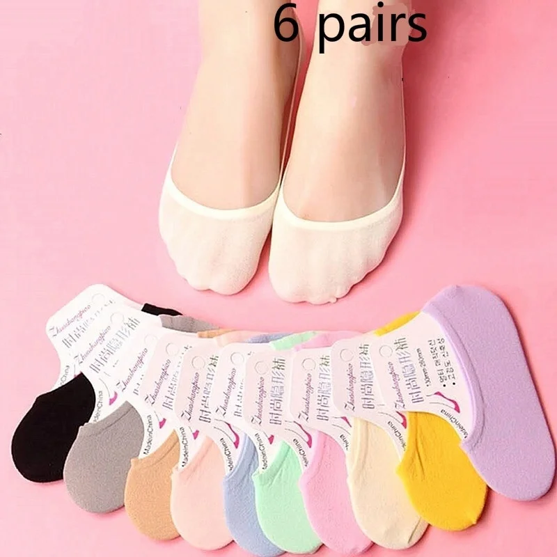 6 Pairs/sets of Casual Cotton Women/men Simple Invisible Low-cut Ultra-thin Cotton Boat Non-slip Faceless Socks
6 Pairs/sets of Casual Cotton Women/men Simple Invisible Low-cut Ultra-thin Cotton Boat Non-slip Faceless Socks