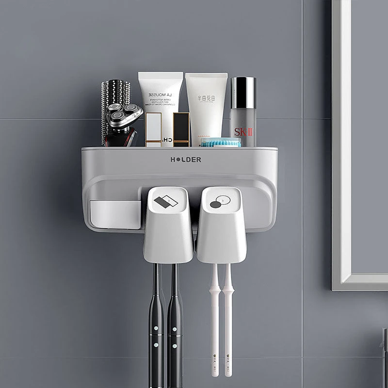 JOYBOS Bathroom Storage Rack Toothbrush Holder Wall-Mounted Automatic Toothpaste Squeezer Dispenser Inverted Cup Storage Rack
JOYBOS Bathroom Storage Rack Toothbrush Holder Wall-Mounted Automatic Toothpaste Squeezer Dispenser Inverted Cup Storage Rack