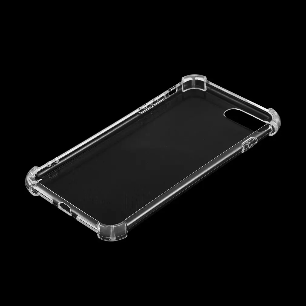 Силиконовый прозрачный чехол с защитой от падений для iPhone 6 6S 7 7S 8 Plus X 10 6Plus 6splus 7/8Plus