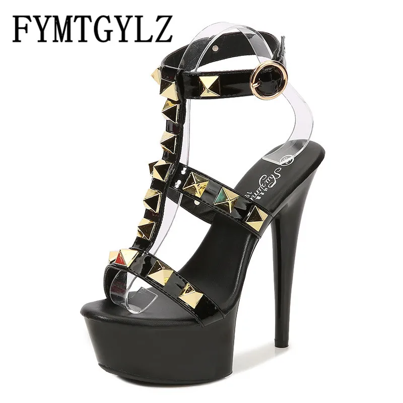 FYMTGYLZ Women Sandals Fashion 12cm High Heels Sexy Women Pumps Shoe Summer Shoes For Women Rivet Design Party High-Heeled
FYMTGYLZ Women Sandals Fashion 12cm High Heels Sexy Women Pumps Shoe Summer Shoes For Women Rivet Design Party High-Heeled