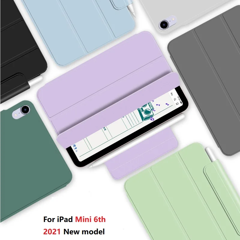 Adjust Magnetic Auto Sleep Wake Case for IPad Mini 6 2021 Stand Shell for IPad Mini 6th Gen 8.3 Inch Cover with Pen Holder
Adjust Magnetic Auto Sleep Wake Case for IPad Mini 6 2021 Stand Shell for IPad Mini 6th Gen 8.3 Inch Cover with Pen Holder
