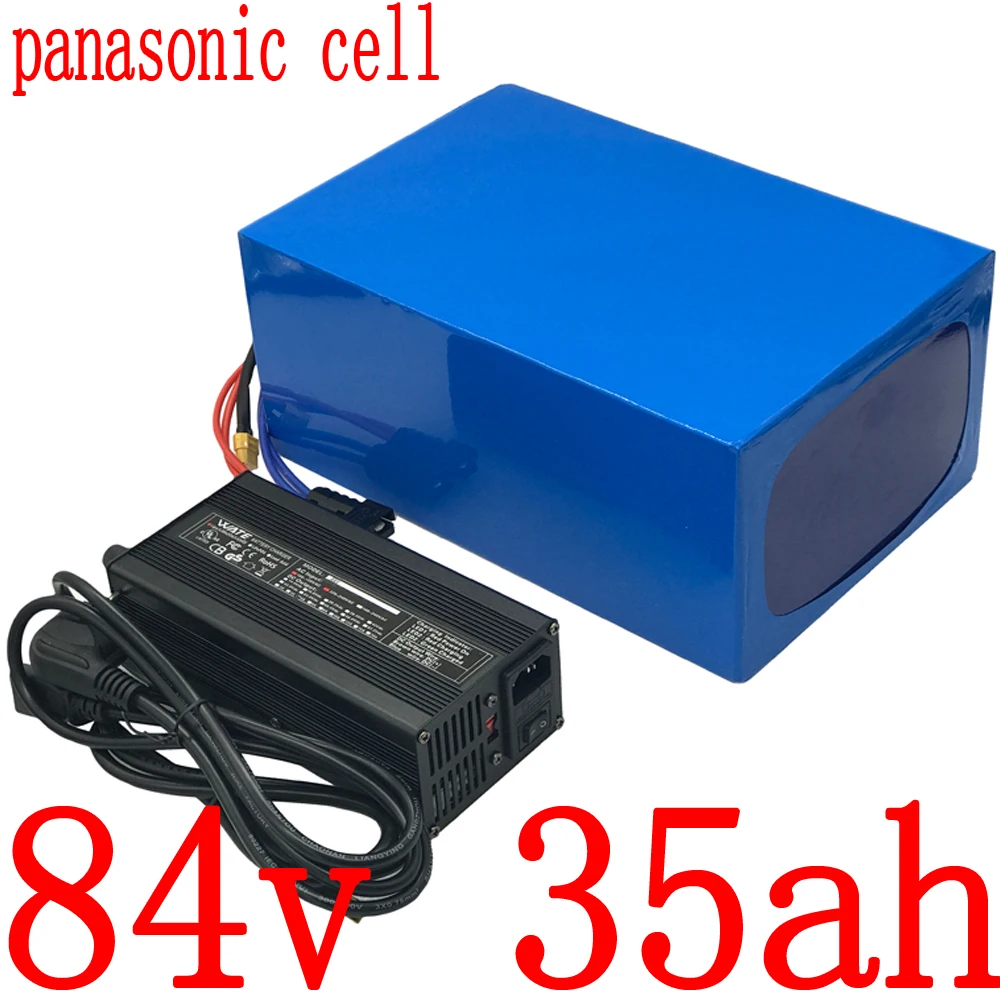 ebike battery 18650 panasonic cell 84v battery 84V 35AH electric bike lithium battery For 2000W 3000W li-ion electric scooter
ebike battery 18650 panasonic cell 84v battery 84V 35AH electric bike lithium battery For 2000W 3000W li-ion electric scooter