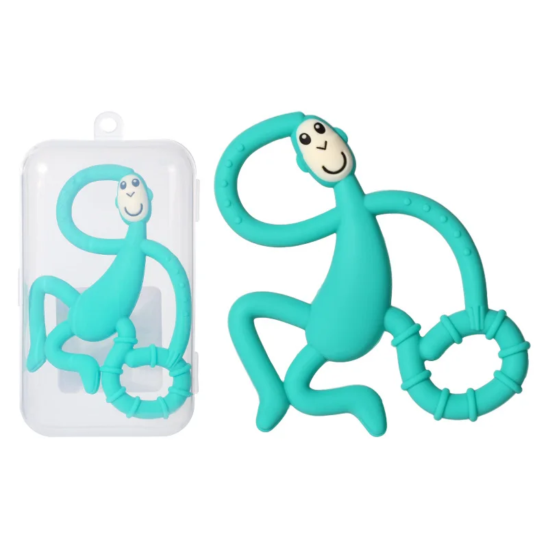Baby Teeth Molar Rod Monkey To Bite Teether Safty Baby Teether Pacifier Cartoon Teething Nursing Safety Silicone juguete bebe
Baby Teeth Molar Rod Monkey To Bite Teether Safty Baby Teether Pacifier Cartoon Teething Nursing Safety Silicone juguete bebe