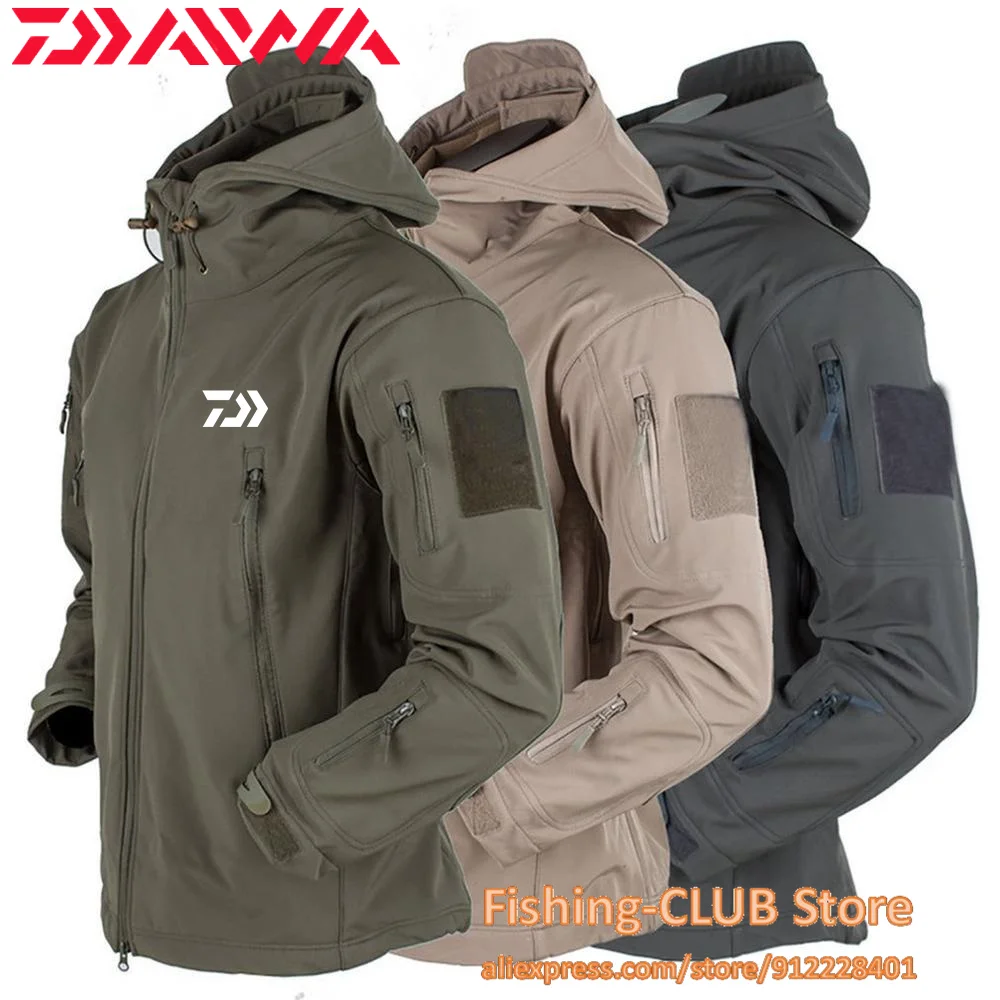 Зимняя мужская куртка Daiwa, уличные флисовые куртки с мягкой оболочкой для мужчин и женщин, ветрозащитные водонепроницаемые дышащие и термал...
Зимняя мужская куртка Daiwa, уличные флисовые куртки с мягкой оболочкой для мужчин и женщин, ветрозащитные водонепроницаемые дышащие и термал...