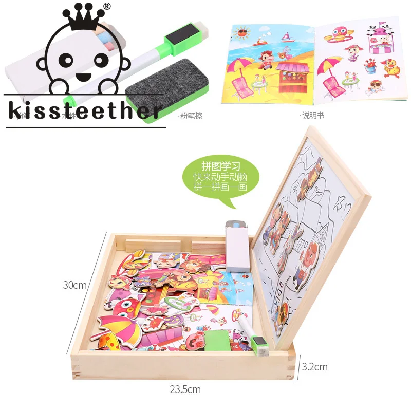 Kissteether Wooden Puzzle Toys For Children Wood 3D Cartoon Animal Puzzles Intelligence Kids Early Educational Toys For Children
Kissteether Wooden Puzzle Toys For Children Wood 3D Cartoon Animal Puzzles Intelligence Kids Early Educational Toys For Children