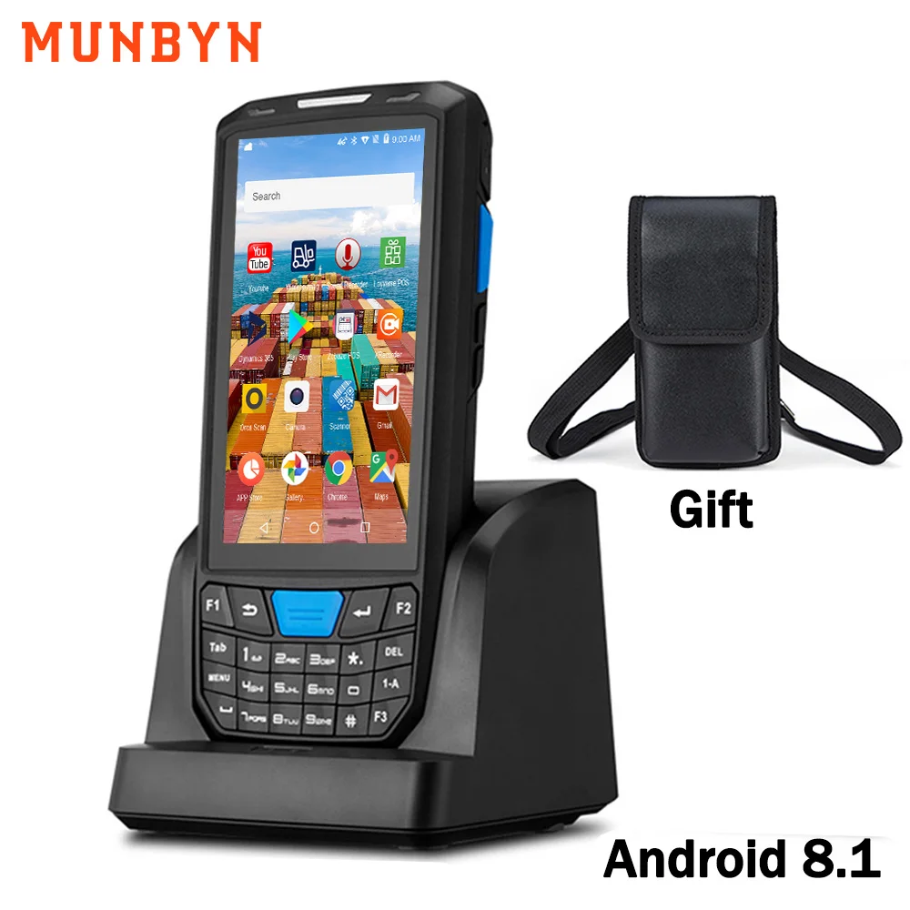 MUNBYN Handheld Pos Terminal Android 8.1PDA 1D 2D Honeywell Barcode Scanner 4G NFC Barcodes Reader Portable Data collector
MUNBYN Handheld Pos Terminal Android 8.1PDA 1D 2D Honeywell Barcode Scanner 4G NFC Barcodes Reader Portable Data collector