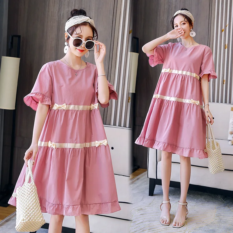 2020 New Maternity Dress Summer Dresses For Pregnant Women Clothes Korean Version Long Loose O Neck Short-sleeved Dress
2020 New Maternity Dress Summer Dresses For Pregnant Women Clothes Korean Version Long Loose O Neck Short-sleeved Dress