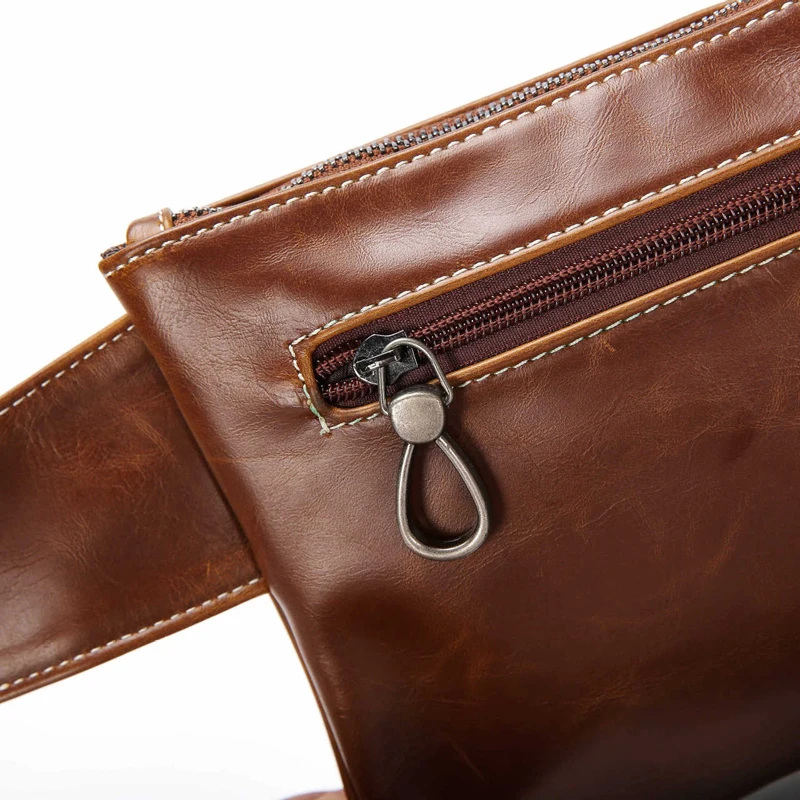 Vintage Leather Fanny Pack Men Waist Bag Men's Belt Purses Phone Case Pouch Money Pockets Fashion Large Anti-Theft Hip Pack
Vintage Leather Fanny Pack Men Waist Bag Men's Belt Purses Phone Case Pouch Money Pockets Fashion Large Anti-Theft Hip Pack