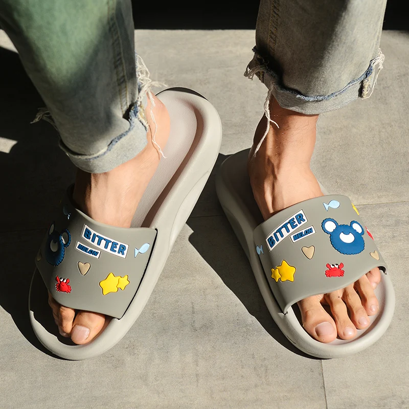 New Arrivals Unisex Yeez Slides Non-slip Breathable Cool Slippers Flip Flops Fish Mouth Summer Slides Men Women Plus Size 36-45
New Arrivals Unisex Yeez Slides Non-slip Breathable Cool Slippers Flip Flops Fish Mouth Summer Slides Men Women Plus Size 36-45