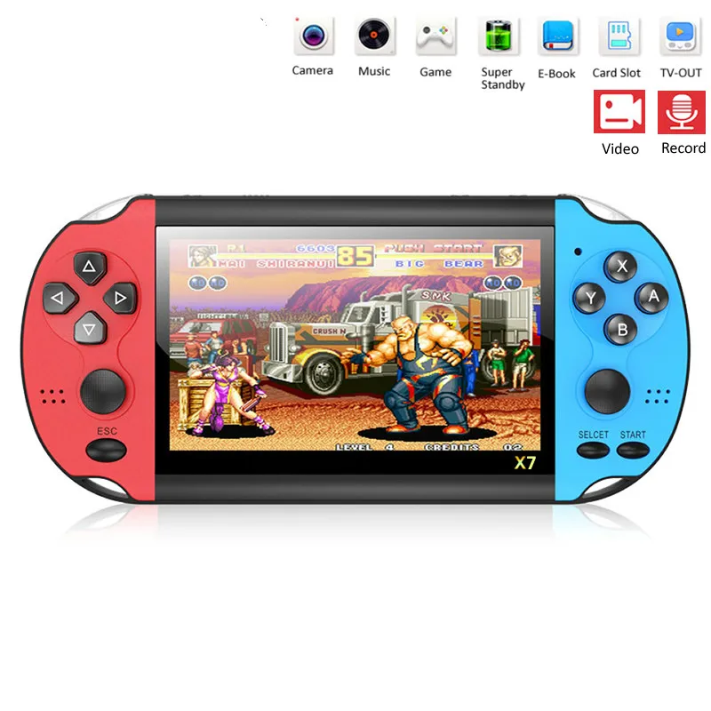 Handheld Game Console 4.3 inch Screen MP4 Player Video Games Retro Real 8GB Support for PSP Game Camera Video E-book
Handheld Game Console 4.3 inch Screen MP4 Player Video Games Retro Real 8GB Support for PSP Game Camera Video E-book