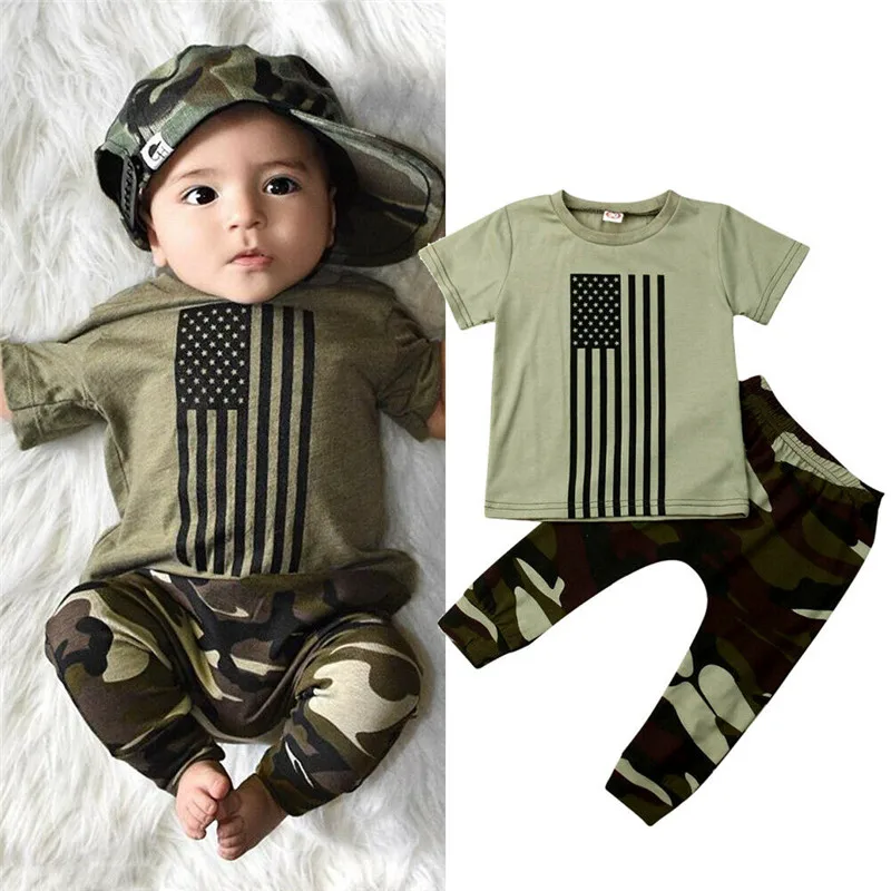 Комплект одежды Lioraitiin для мальчиков 0-3 лет, футболка и длинные штаны с принтом, модная одежда, 2 шт.