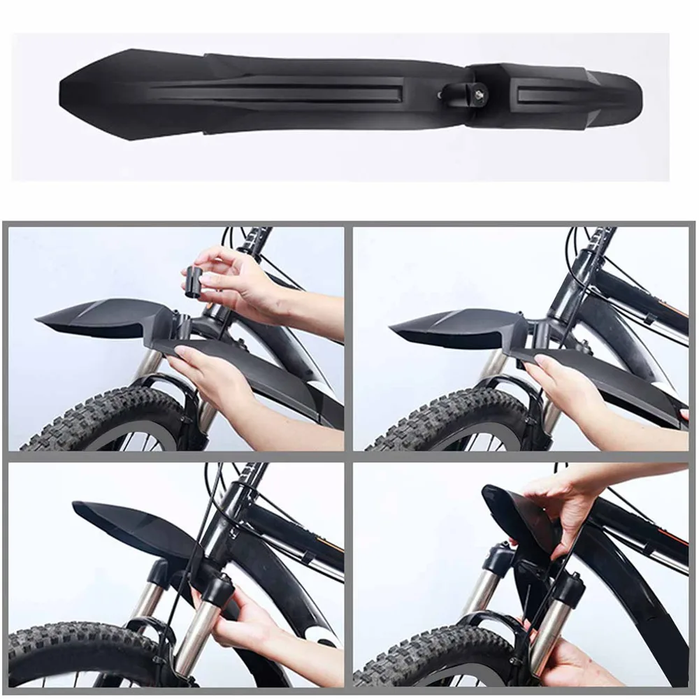 2PCS Adjustable Bicycle Mudguard Set Bike Mudguard for Road Mountain Bicycle Front and Rear Quick Release Design
2PCS Adjustable Bicycle Mudguard Set Bike Mudguard for Road Mountain Bicycle Front and Rear Quick Release Design