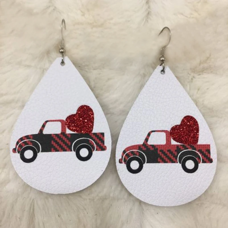 New!Stock Sweetheart Fashion Faux Leather Glitter Teardrop Earrings Lovers Style Petal Shaped Valentine's Day Earrings Gifts
New!Stock Sweetheart Fashion Faux Leather Glitter Teardrop Earrings Lovers Style Petal Shaped Valentine's Day Earrings Gifts
