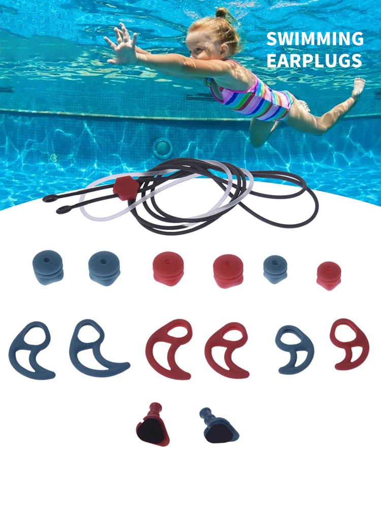 Silicone Waterproof Resistant Soft Ear Plugs for Diving Swimming Anti-Noise Ear Plug Swim Earplugs For Adult Children
Silicone Waterproof Resistant Soft Ear Plugs for Diving Swimming Anti-Noise Ear Plug Swim Earplugs For Adult Children