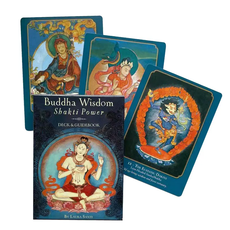 Buddha Wisdom Shakti Power Tarot Deck Card For Divination Gameplay Oracle Deck Card Board Game
Buddha Wisdom Shakti Power Tarot Deck Card For Divination Gameplay Oracle Deck Card Board Game