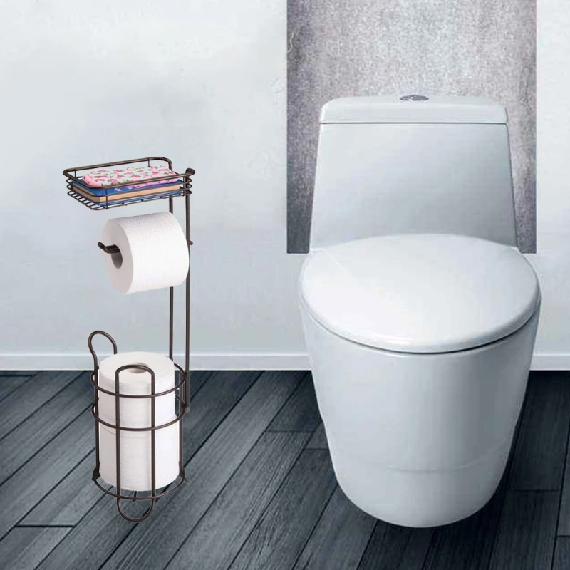 Toilet Paper Holder Stand Feet Accessories Portable Tissue Dispenser Holds 3 Rolls Reserve Free Roll Storage Shelf Bathroom
Toilet Paper Holder Stand Feet Accessories Portable Tissue Dispenser Holds 3 Rolls Reserve Free Roll Storage Shelf Bathroom