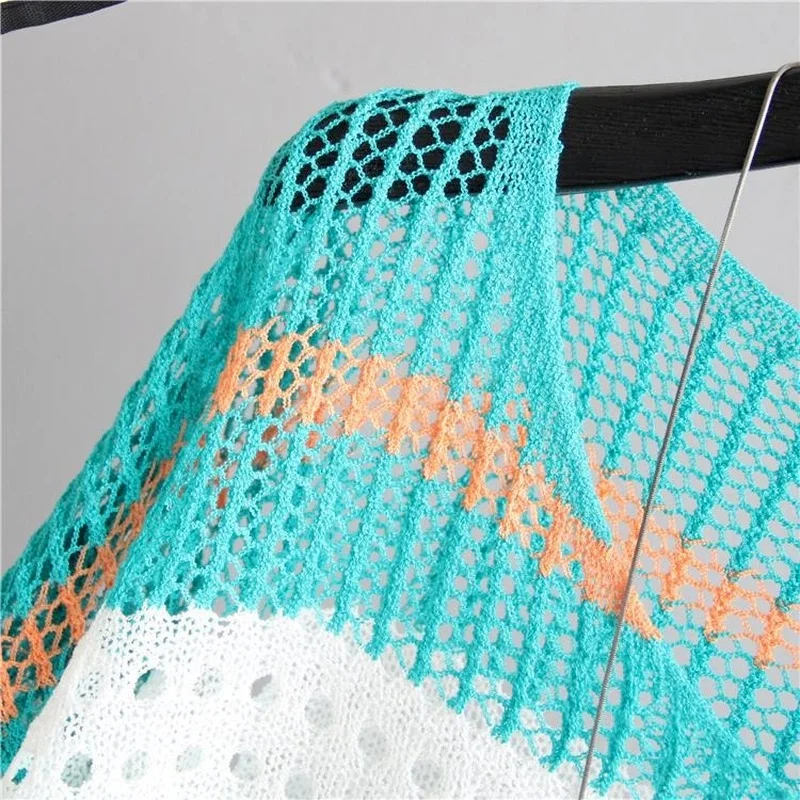 2021 New Sweater Loose Retro Pullover Sun Protection Clothing Bottoming Shirt Air Conditioning Shirt Women Striped Sweater
2021 New Sweater Loose Retro Pullover Sun Protection Clothing Bottoming Shirt Air Conditioning Shirt Women Striped Sweater