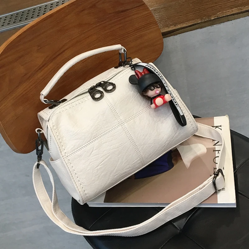 2021 Fashion Women's Shoulder Bag Soft Leather Sac A Main Femme Crossbody Boston Luxury Handbags Tote Borsa Donna
2021 Fashion Women's Shoulder Bag Soft Leather Sac A Main Femme Crossbody Boston Luxury Handbags Tote Borsa Donna