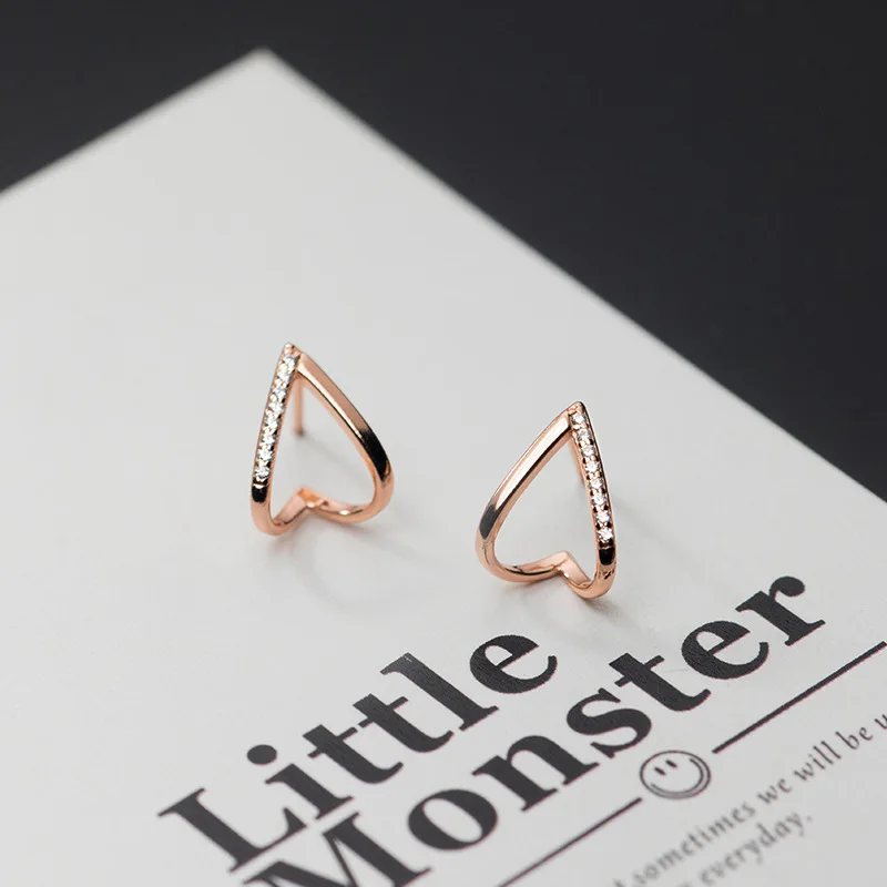s925 Sterling Silver Simple Lines Stud Earrings Boho Jewelry Earrings Minimalism Brincos Pendientes Earrings for Women
s925 Sterling Silver Simple Lines Stud Earrings Boho Jewelry Earrings Minimalism Brincos Pendientes Earrings for Women