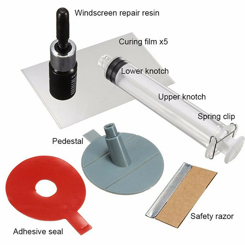 Windscreen Windshield Repair Kit Tool Glass Corrector Crack Repairing for Car SDF-SHIP
Windscreen Windshield Repair Kit Tool Glass Corrector Crack Repairing for Car SDF-SHIP