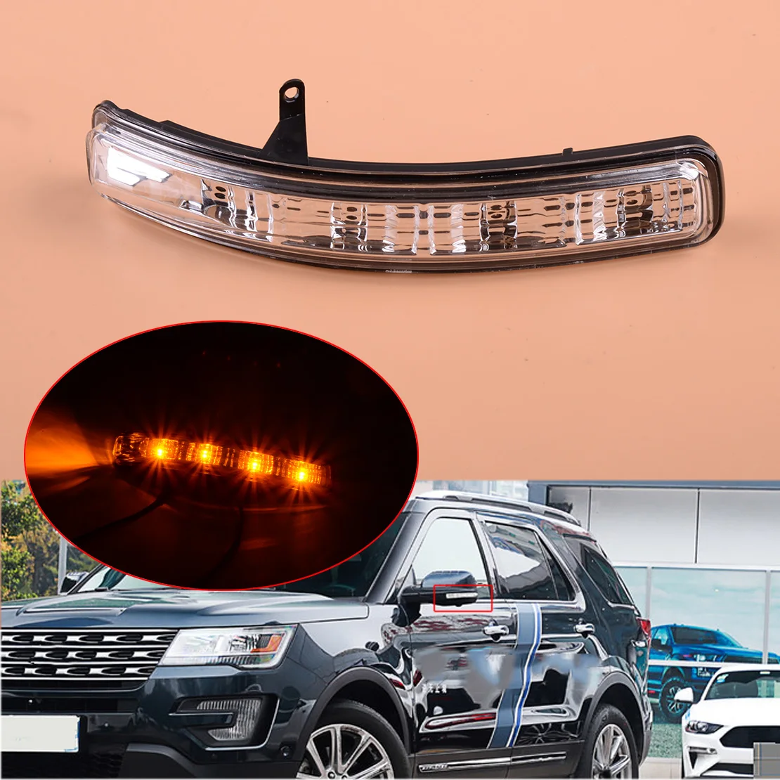 Левый светодиодный светильник с боковым зеркалом заднего вида BB5Z13B375A, пригодный для Ford Explorer 2011 2012 2013 2014 2015 2016 2017-2019
Левый светодиодный светильник с боковым зеркалом заднего вида BB5Z13B375A, пригодный для Ford Explorer 2011 2012 2013 2014 2015 2016 2017-2019