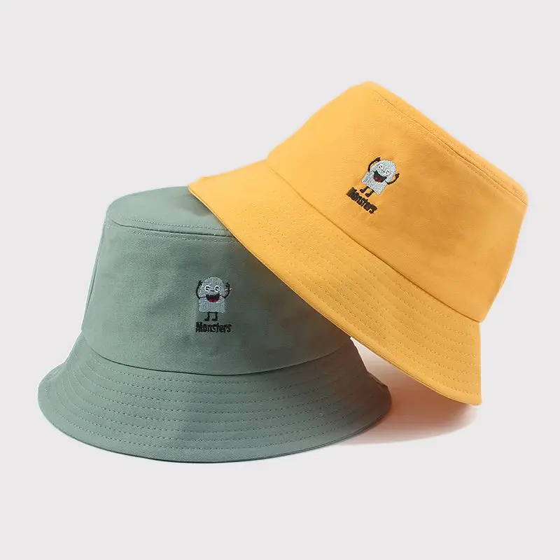 New Cartoon Bucket Hat Pattern Embroidery Fisherman Hat Women's Summer Outdoor Hiking Hat Sun Protection Hat Unisex Panama Cap 
New Cartoon Bucket Hat Pattern Embroidery Fisherman Hat Women's Summer Outdoor Hiking Hat Sun Protection Hat Unisex Panama Cap
