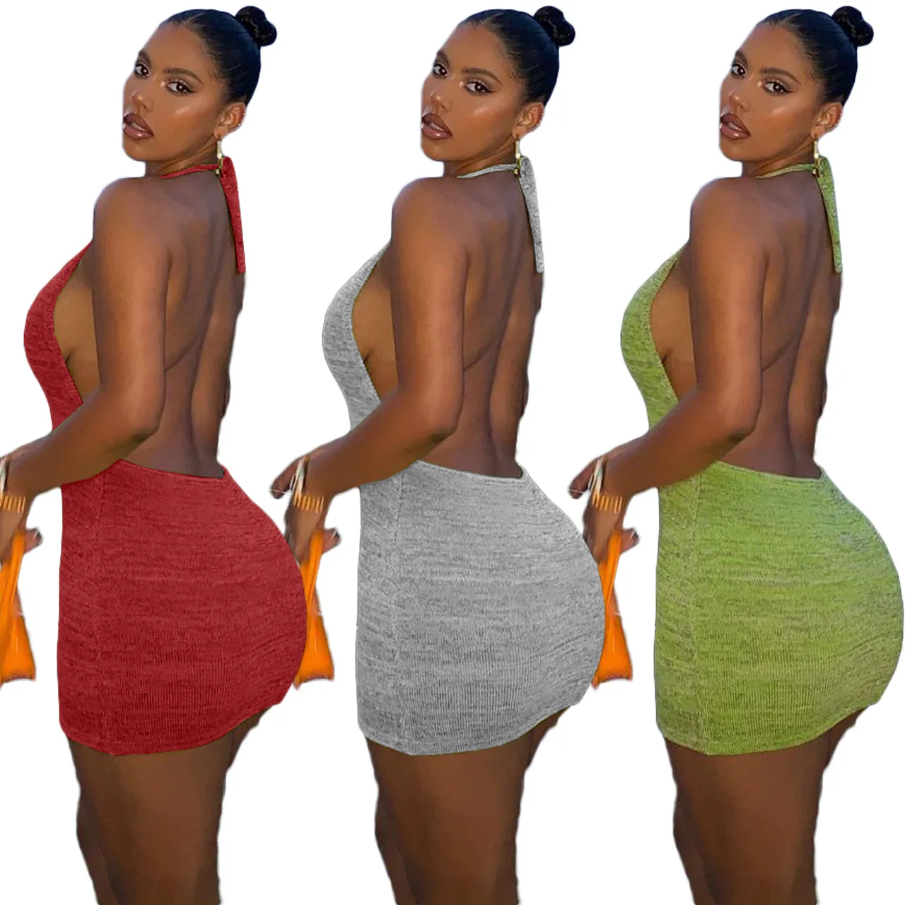 Сексуальное платье с открытой спиной Твердые Цвет Бандажное платье с лямкой на шее без рукавов вечерние клубная одежда для отдыха женская л...
Сексуальное платье с открытой спиной Твердые Цвет Бандажное платье с лямкой на шее без рукавов вечерние клубная одежда для отдыха женская л...