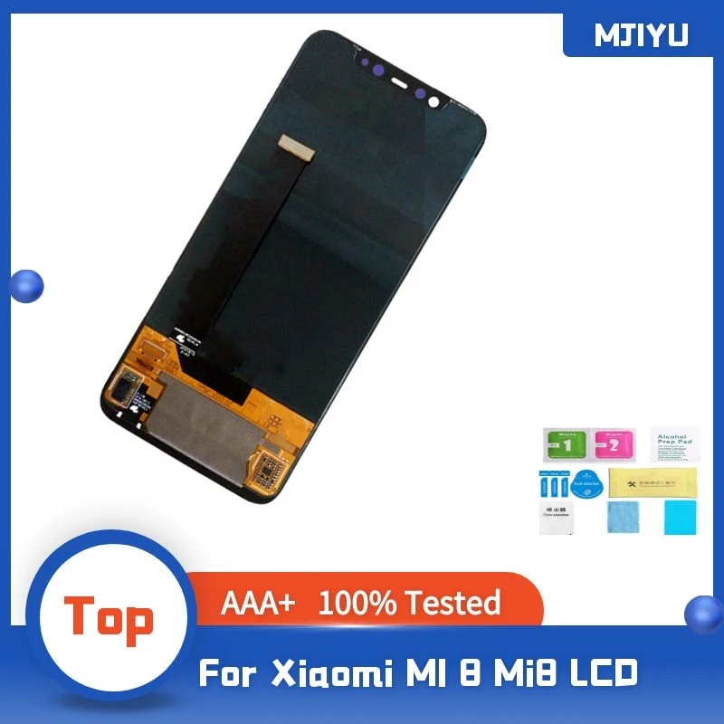 6.21" Original Tested Best OLED For XIAOMI Mi 8 Display Mi8 LCD Touch Screen Digitizer Replacement 2248x1080+tools
6.21" Original Tested Best OLED For XIAOMI Mi 8 Display Mi8 LCD Touch Screen Digitizer Replacement 2248x1080+tools