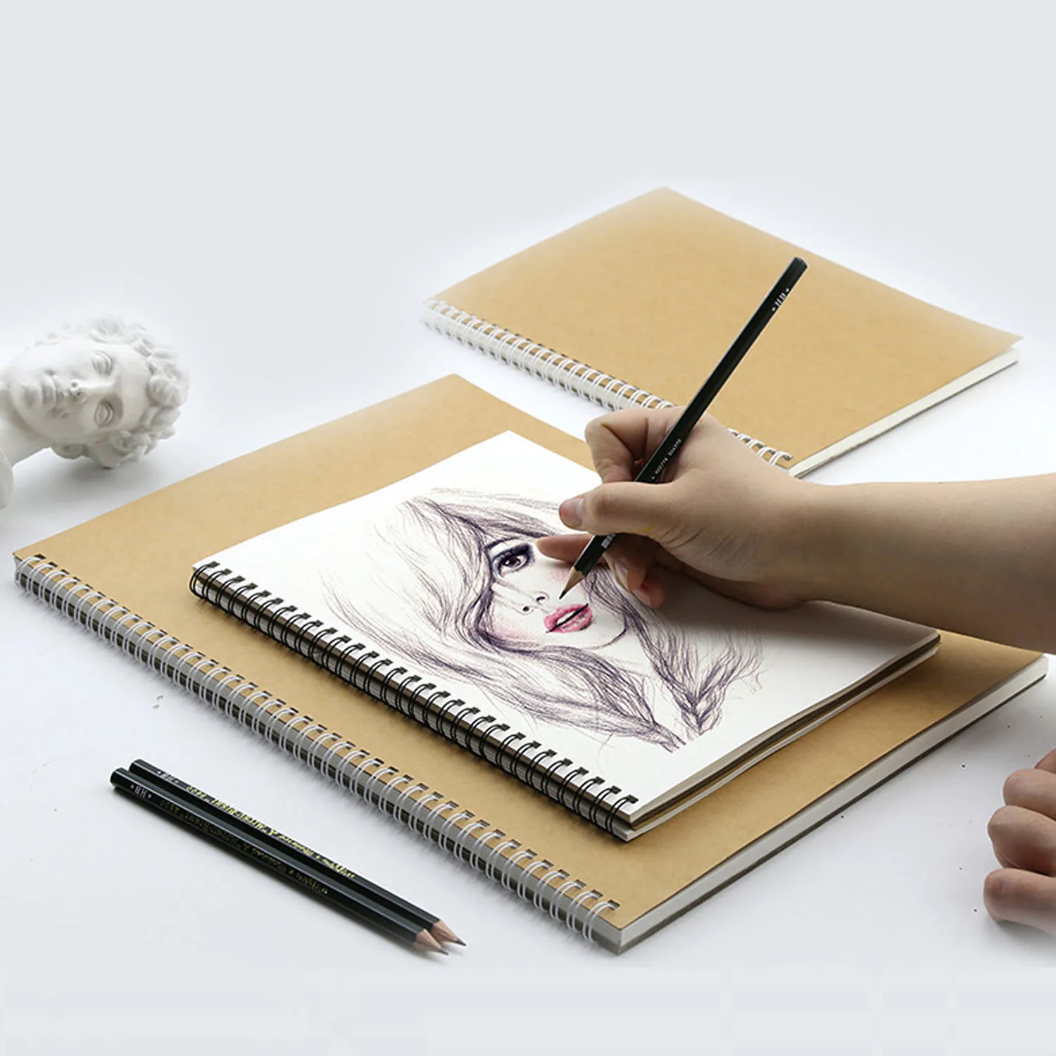 2PCS Sketch Books Kraft Cover Blank 16K 160gsm Full Wood Paper 30 Pages Pencil Sketch Paper Travel Gift for Adult Student
2PCS Sketch Books Kraft Cover Blank 16K 160gsm Full Wood Paper 30 Pages Pencil Sketch Paper Travel Gift for Adult Student