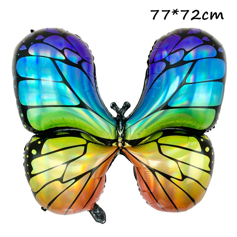 50pcs/lot Bright Laser Butterfly Shape Aluminum Foil Balloons Multicolor Mylar Helium Wedding Birthday Summer Party Decorations
50pcs/lot Bright Laser Butterfly Shape Aluminum Foil Balloons Multicolor Mylar Helium Wedding Birthday Summer Party Decorations