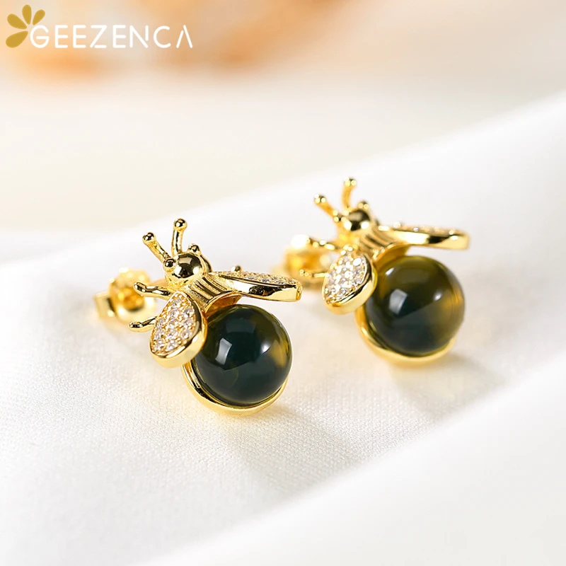 Natural Amber Earrings For Women S925 Silver Gold Plated Bee Dominican Amber Stud Earring Fine Jewelry Designer Cute Trendy Gift
Natural Amber Earrings For Women S925 Silver Gold Plated Bee Dominican Amber Stud Earring Fine Jewelry Designer Cute Trendy Gift