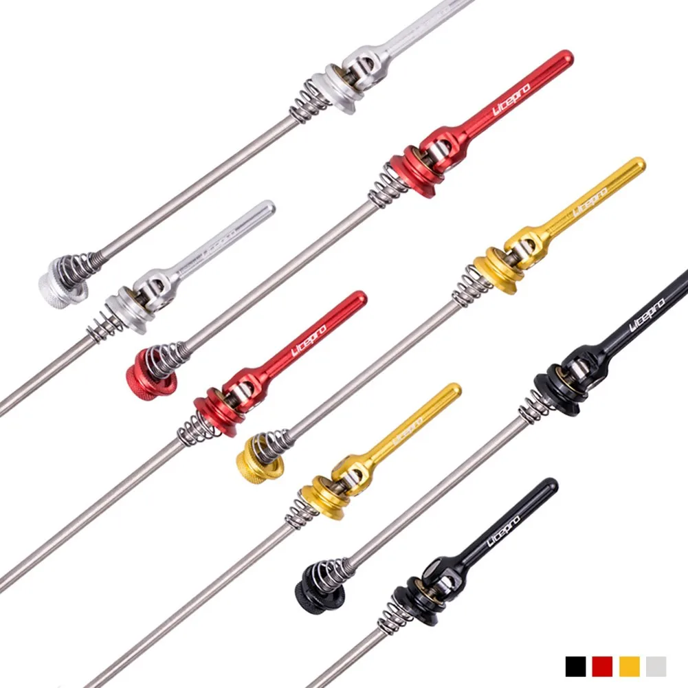 MTB Bike Titanium Quick Release Lever QR Wheel Skewers Axles With 2 Springs Nuts 130mm 135mm Universal Mountain Bicycle Parts
MTB Bike Titanium Quick Release Lever QR Wheel Skewers Axles With 2 Springs Nuts 130mm 135mm Universal Mountain Bicycle Parts