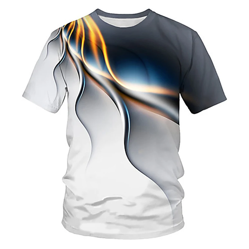 2021 New Men's T-shirt 3D Printed Summer Fashion Lightning O Neck Short Sleeve T-shirts Male Streetwear Casual Loose Tees Tops
2021 New Men's T-shirt 3D Printed Summer Fashion Lightning O Neck Short Sleeve T-shirts Male Streetwear Casual Loose Tees Tops