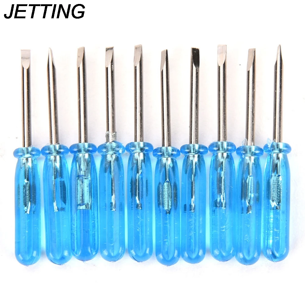 10pcs 4.6cm 2mm Phillips Slotted Cross Head Mini Screwdriver for iPhone Samsung Mobile Phone Laptop Repair Open Tool 
10pcs 4.6cm 2mm Phillips Slotted Cross Head Mini Screwdriver for iPhone Samsung Mobile Phone Laptop Repair Open Tool