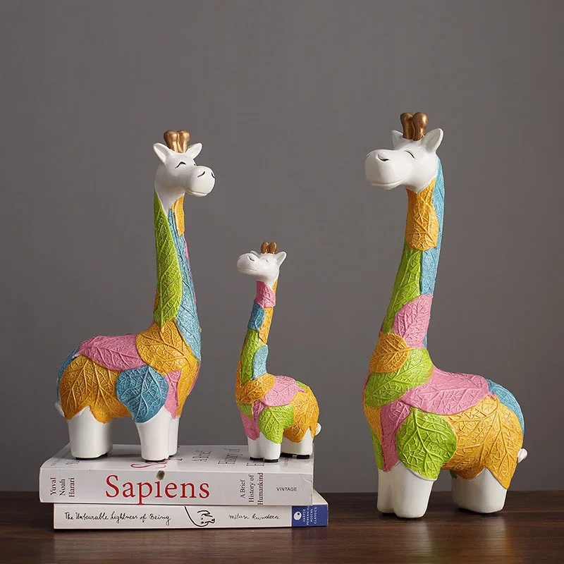 Nordic Ins Creative Colorful Giraffe Artware Animal Sculpture Modern Art Resin Statue Room Craft Home Decoration Accessories
Nordic Ins Creative Colorful Giraffe Artware Animal Sculpture Modern Art Resin Statue Room Craft Home Decoration Accessories