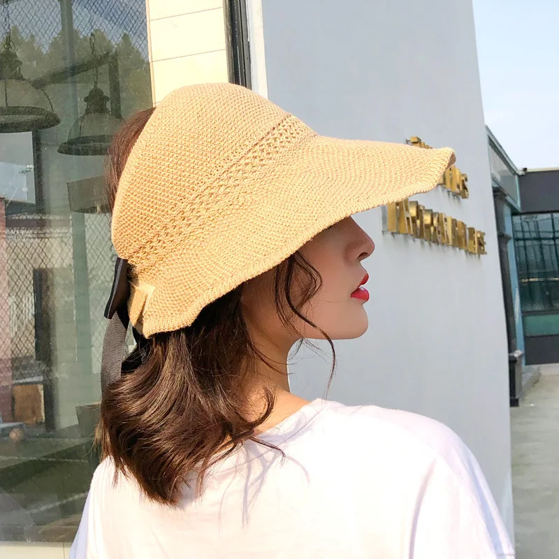Fashion New Hat Female Wild Folding Beach Hat Sun Hat Sunscreen Sun Visor Bowknot Empty Top Hat Summer Multicolor Hat
Fashion New Hat Female Wild Folding Beach Hat Sun Hat Sunscreen Sun Visor Bowknot Empty Top Hat Summer Multicolor Hat