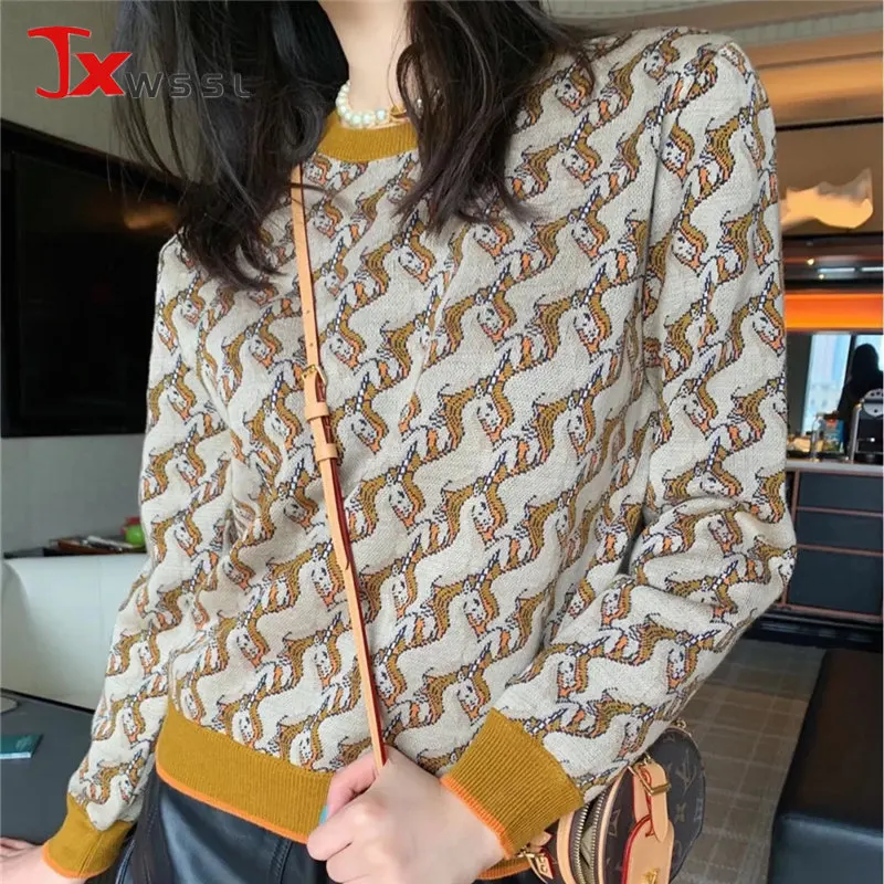 2021 New Autumn Women Fashion Brand Pullovers Female High Quality Knitted Sweater Ladies Casual Tops Y2K
2021 New Autumn Women Fashion Brand Pullovers Female High Quality Knitted Sweater Ladies Casual Tops Y2K