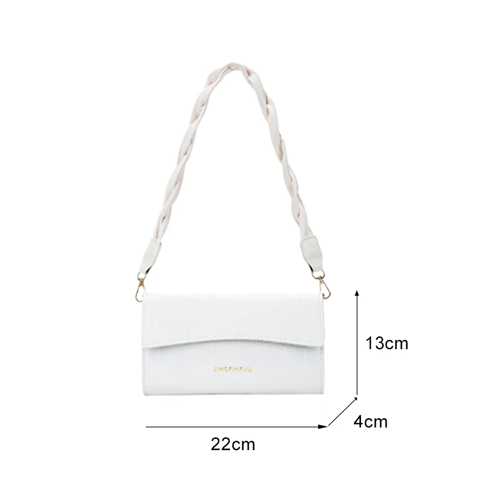 Casual Retro Mini Shoulder Bag Fashion Stone Pattern Handbag Solid PU Shoulder Woven Belt Underarm Tote Purse
Casual Retro Mini Shoulder Bag Fashion Stone Pattern Handbag Solid PU Shoulder Woven Belt Underarm Tote Purse