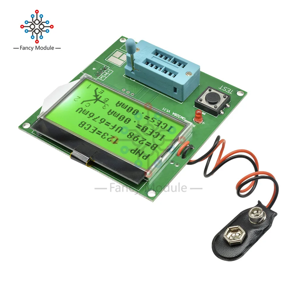 Тестер транзисторов GM328A, графический волновой сигнал LCR, RLC, PWM, ESR, высокое качество
Тестер транзисторов GM328A, графический волновой сигнал LCR, RLC, PWM, ESR, высокое качество