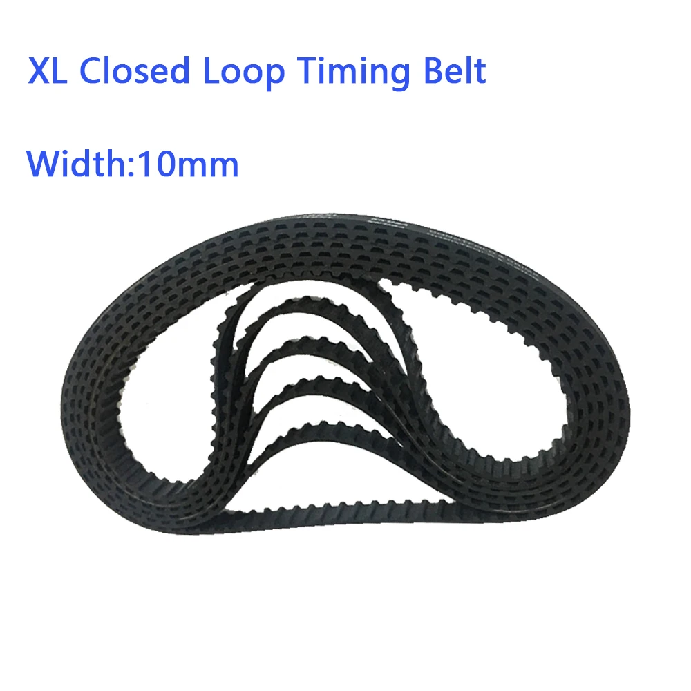 XL Closed Loop Timing Belt Black Rubber 10mm Width Synchronous Wheel Timing Belt Pitch 5.08mm Drive Belt 1/ 2/5 pcs
XL Closed Loop Timing Belt Black Rubber 10mm Width Synchronous Wheel Timing Belt Pitch 5.08mm Drive Belt 1/ 2/5 pcs