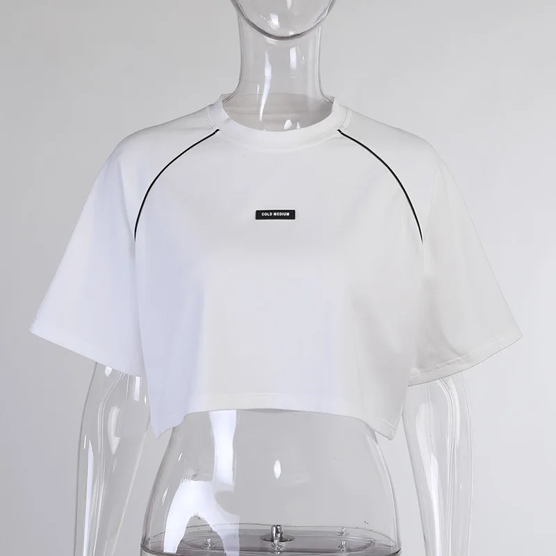 Goth Dark Hip Hop Grunge Gothic Women T-Shirts Harajuku White Korean Fashion Streetwear Loose Crop Tops Short Sleeve O-Neck Tees
Goth Dark Hip Hop Grunge Gothic Women T-Shirts Harajuku White Korean Fashion Streetwear Loose Crop Tops Short Sleeve O-Neck Tees