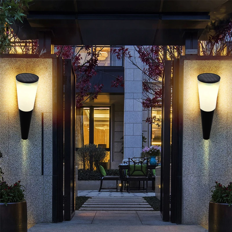 New LED Outdoor Wall Light Colorful Waterproof Torch Solar Lamp for Garden Decoration Balcony Stairway Street Solar Lighting 
New LED Outdoor Wall Light Colorful Waterproof Torch Solar Lamp for Garden Decoration Balcony Stairway Street Solar Lighting