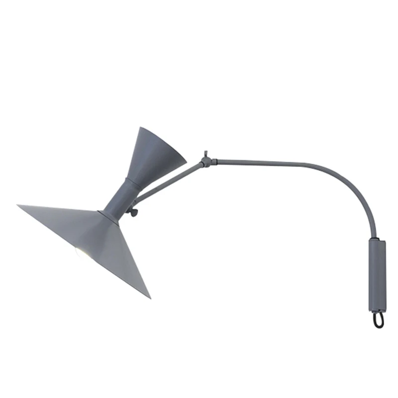 Industrial Iron Wall Lamps with Switch Italian NEMO Lamp Bedroom Living Room Study Adjusted Head Arm Wall Sconce with Cord Plug
Industrial Iron Wall Lamps with Switch Italian NEMO Lamp Bedroom Living Room Study Adjusted Head Arm Wall Sconce with Cord Plug