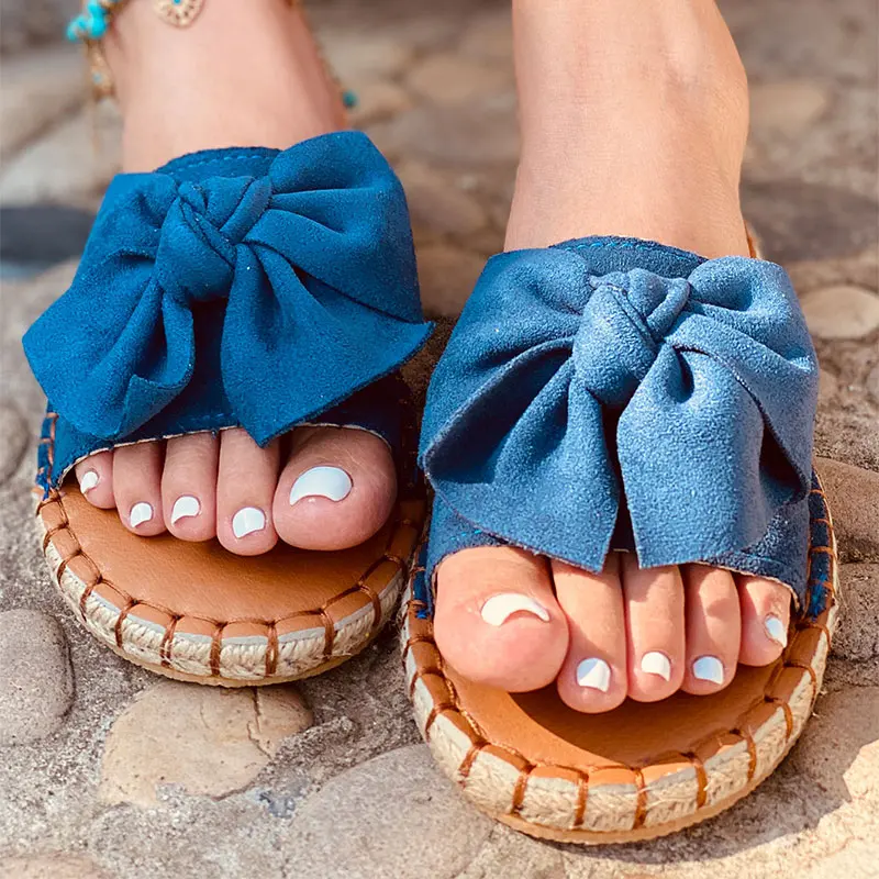 Summer Women Slippers Retro Bowkot Sewing Sandals Casual Shoes Ladies Shoe Female Flats Platform Beach Slides Plus Size Footwear
Summer Women Slippers Retro Bowkot Sewing Sandals Casual Shoes Ladies Shoe Female Flats Platform Beach Slides Plus Size Footwear