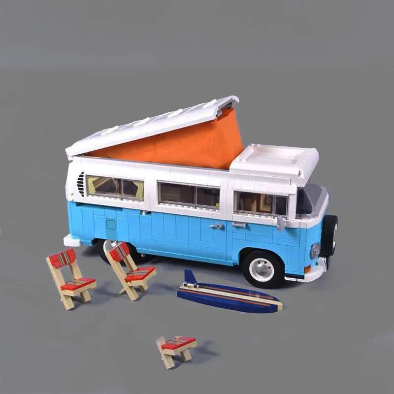 NEW Expert Series Volkswagen T2 Camper Car Van VW Building Blocks Model Compatible 10279 DIY Bricks Toys Xmas Gifts
NEW Expert Series Volkswagen T2 Camper Car Van VW Building Blocks Model Compatible 10279 DIY Bricks Toys Xmas Gifts
