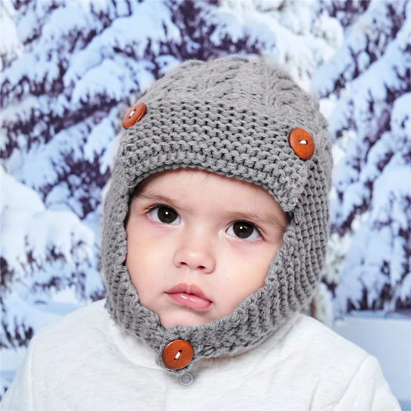 Newborn Baby Girls Hats Handmade Toddler Kid Winter Button Hats Wrap Caps Cute Autumn Children Cartoon Crochet Knitted Hats Gift
Newborn Baby Girls Hats Handmade Toddler Kid Winter Button Hats Wrap Caps Cute Autumn Children Cartoon Crochet Knitted Hats Gift
