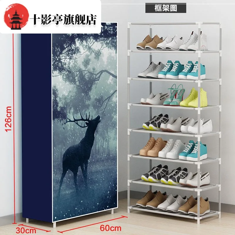 6 layer Shoe Rack Dustproof Non-woven Cloth Fabric Assembly Shoe Storage Combination Shoe Cabinet Organizer Rack Shoe Shelf
6 layer Shoe Rack Dustproof Non-woven Cloth Fabric Assembly Shoe Storage Combination Shoe Cabinet Organizer Rack Shoe Shelf