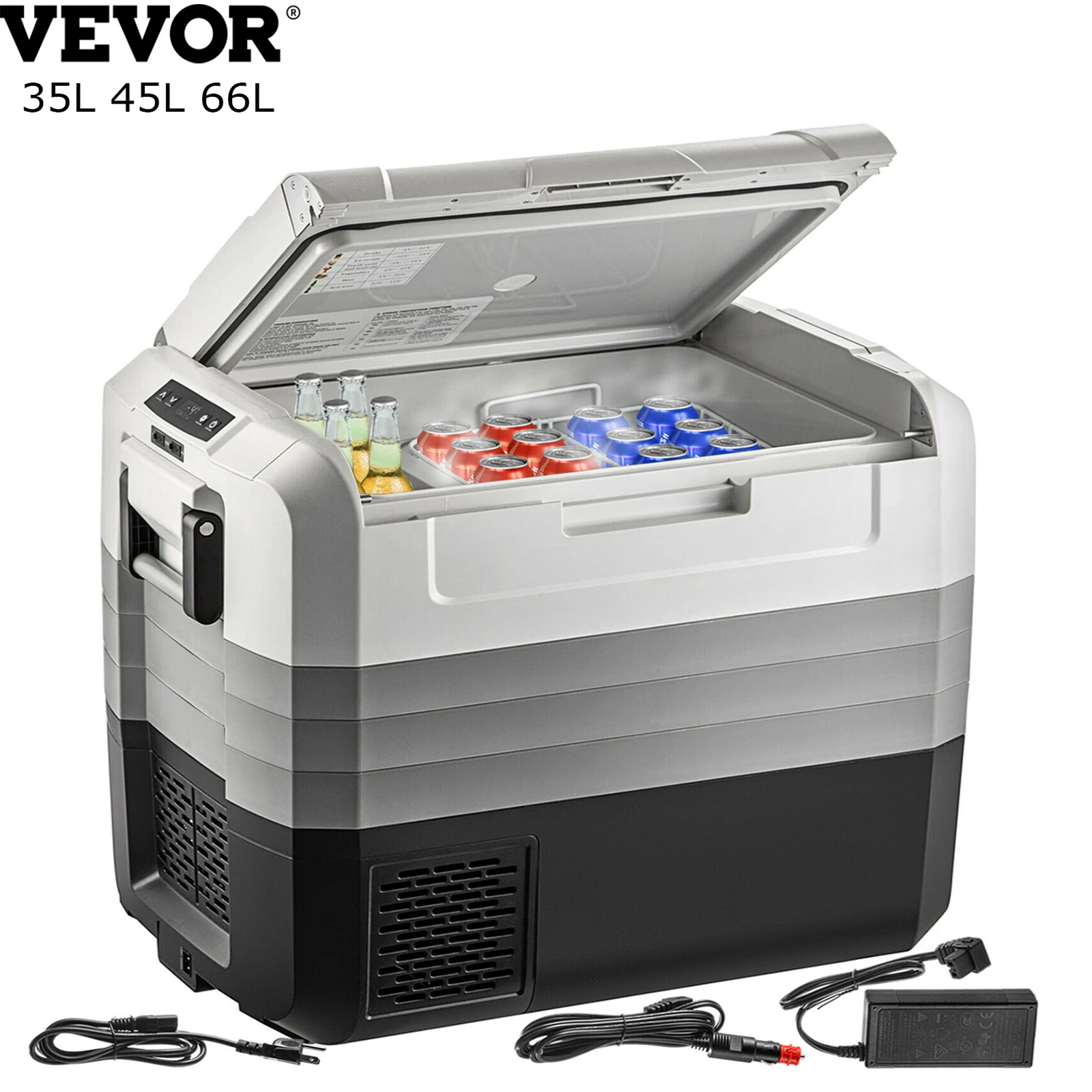 Мини-холодильник VEVOR, 35Л, 45л, 66Л, 12 В, с морозильной камерой
Мини-холодильник VEVOR, 35Л, 45л, 66Л, 12 В, с морозильной камерой