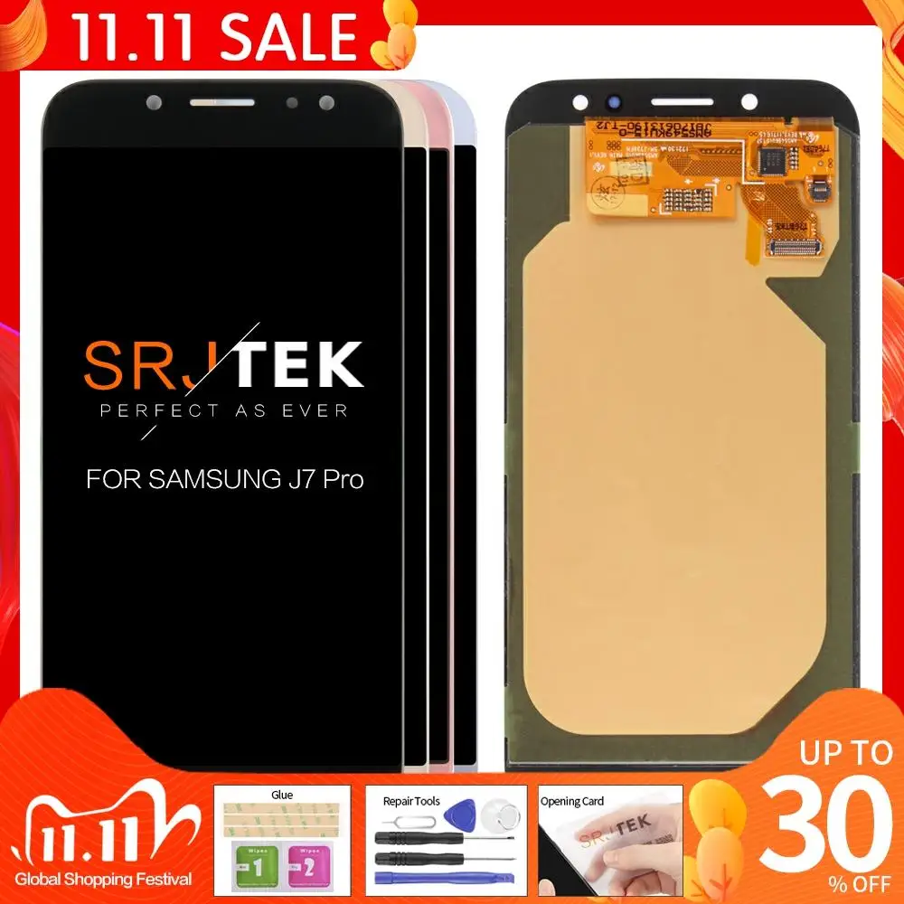 5.5" AMOLED Display For SAMSUNG Galaxy J7 Pro LCD Display Touch Screen J730 J730F for SAMSUNG J7 Pro LCD Screen Replacement
5.5" AMOLED Display For SAMSUNG Galaxy J7 Pro LCD Display Touch Screen J730 J730F for SAMSUNG J7 Pro LCD Screen Replacement