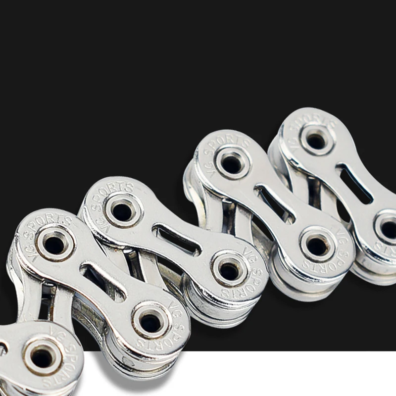 VG Sports 10 Speed Bike Chain Half-Hollow 116L MTB Road Bike Chain Gold Silver Lightweight Designed
VG Sports 10 Speed Bike Chain Half-Hollow 116L MTB Road Bike Chain Gold Silver Lightweight Designed